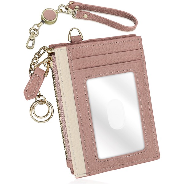 Annekor Pass Case, Genuine Leather Passcase, Coin Purse, Includes Reel,