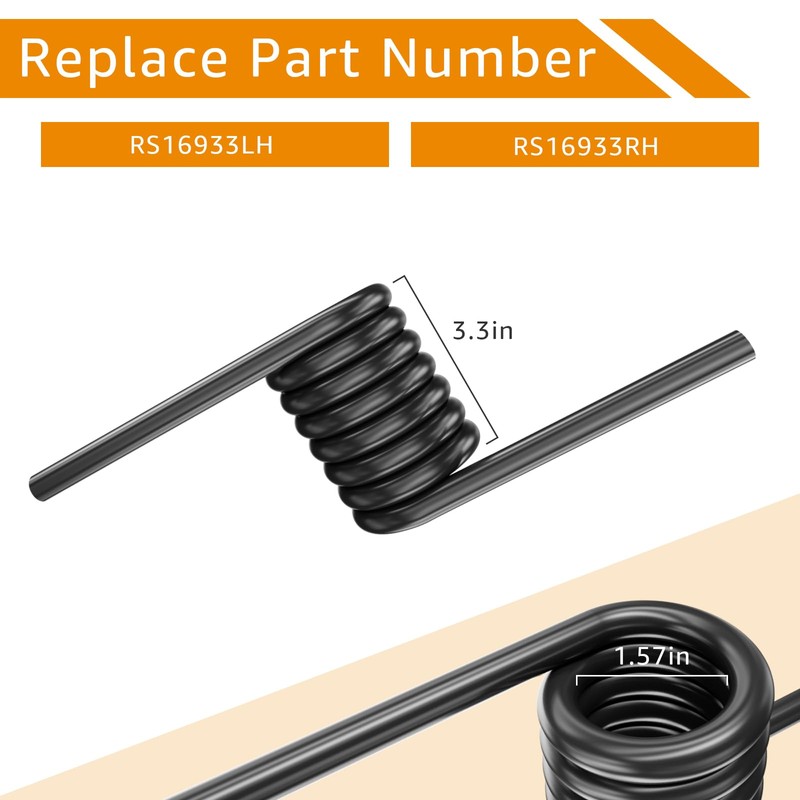 Wllead 1 Pair Heavy Duty Trailer Ramp Springs, 2000 lb