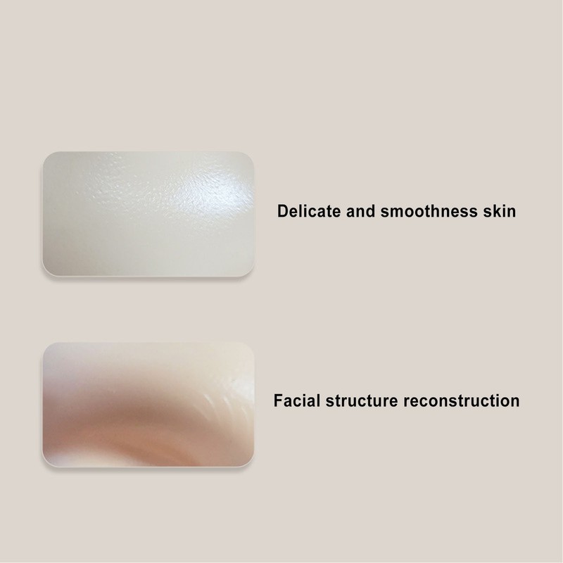 5D Silicone Makeup Practice Face Teaching Face Eye Cosmetic Mannequin