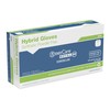 AmerCare Hybrid Powder Free Gloves, Diamond Grip, Large, Case of