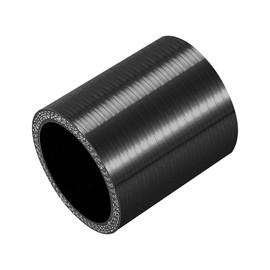 X AUTOHAUX 54mm 2.13" ID Universal Car Straight Silicone Coupler Turbo Pipe Replacement 76mm Black