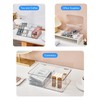 DearCal Tea Storage Boxes- Plastic Transparent Tea box with 8