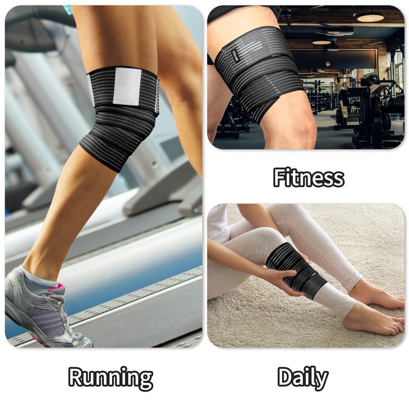ONTYZZ Knee Support 1 Piece High Elastic Thigh Compression Wrap