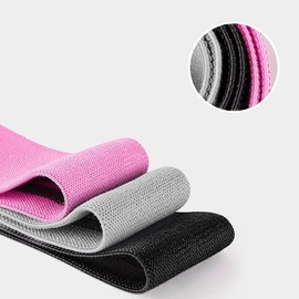 WOZINSKY 3 x Fitness Bands Exercise Band Resistance Band Training Bands Full Body Training for Yoga Fitness Training Pilates Gym Exercise Band in 3 Different Strengths