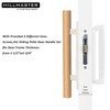 HILLMASTER Patio Sliding Door Handles Replacement Set,Mortise Style Reversible Design