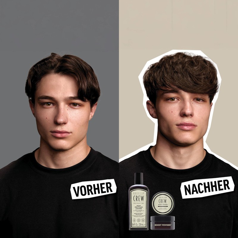 AMERICAN CREW – Boost Pre-Styling Shampoo, 250 ml, Volumenshampoo für