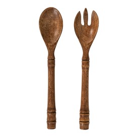 Juliska Bilbao Wood Salad Server Set/2pc