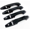 S SIZVER Signature Glossy Black Side Door Handle Covers Compatible