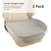 Suninbox Gray Car Seat Covers,2 Pack Buckwheat Hulls Bottom Seat