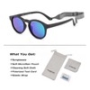 FLJMRAVER Baby First Sunglasses with Strap Round Flexible UV400 Polarized