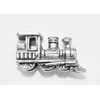 Trains Push Pins, Set of 15, Antique Silver