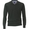 Redmond Men's Plain High Melange Pullover - vino Plain, size: