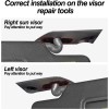LIANGREN Set Sun Visor Clip Repair Kit Fit Jeep Wrangler