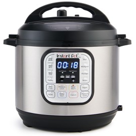 Instant Pot Duo 7-in-1 Electric Pressure Cooker, Slow Cooker, Rice, Steamer, Sauté, Yogurt Maker, Warmer & Sterilizer, Includes App With Over 800 Recipes, Stainless Steel, 6 Quart
