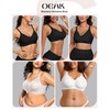 OEAK Womens Comfortable Wireless Bras Push Up Seamless Bralettes Soft