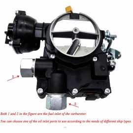 Unbranded MARINE CARBURETOR 6 CYL V6 4.3 LITER 262 2 BARREL FOR MERCRUISER ELECTRIC CHOKE