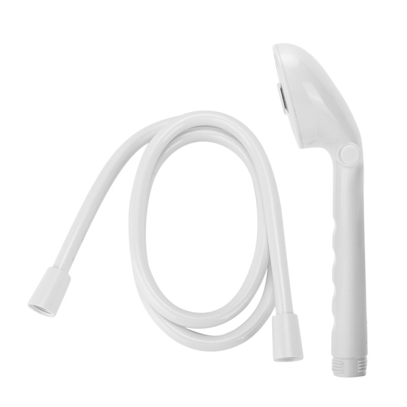 Handheld Shower Head Hose Kit 1in Thread 4.9ft Pipe Accessory