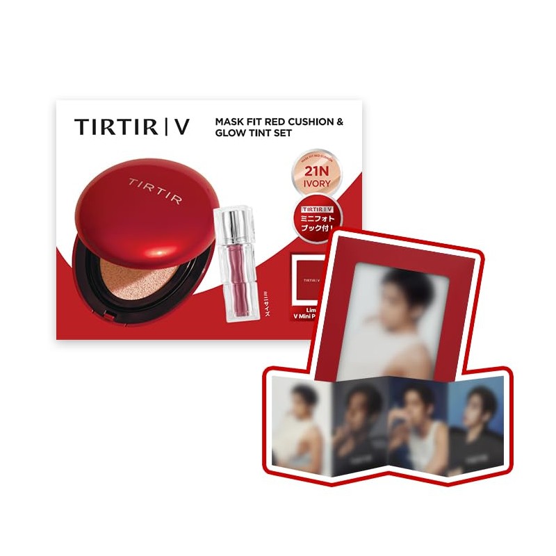 TIRTIR MASK FIT RED CUSHION 21N & GLOWTINT SET Limited