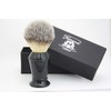 Synthetic Hair Shaving Brush Pure Black with Classic Box Gift