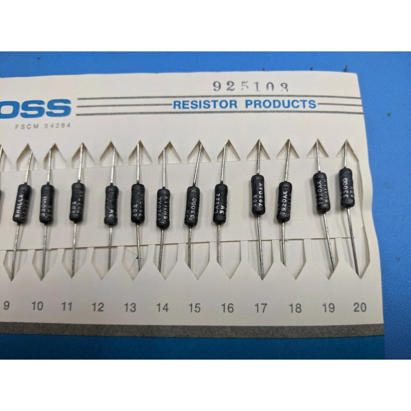 SHALLCROSS (20 Pcs) Resistor Wire Wound SHALLCROSS , 3 W