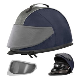 TINGPAI Motorcycle Helmet Bag with Large Capacity - Scratch Resistant, Water Resistance Carry Bag Fits Full Face Helmet for Travel & Daily Use