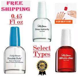 Sally Hansen Dries Instantly Top Coat Nail Polish No Fade 0.45 oz.Select Types - Insta-Dri