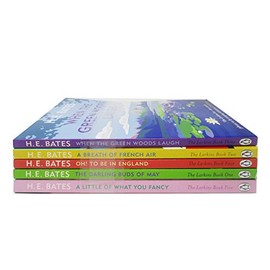 H.E. Bates's Collection The Larkins Family Set of 5 Books (When The Green Woods Laugh, A Breath of French Air, Oh! To Be In England, The Darling Buds of May)