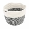 Foldable Laundry Basket Multipurpose Large Capacity Cotton Linen Woven Collapsible