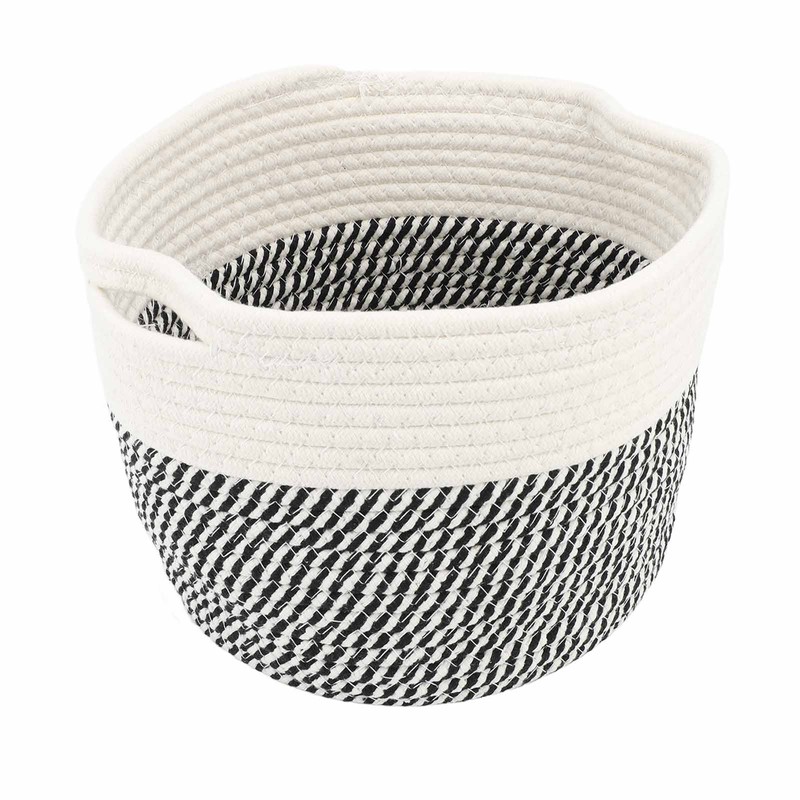 Foldable Laundry Basket Multipurpose Large Capacity Cotton Linen Woven Collapsible
