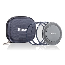 Kase Revolution Plus Entry Filter Kit Magnetic Shockproof Tempered Optical Glass w Color Coded Rings inc CPL UV Lens Cap & Case (46mm)