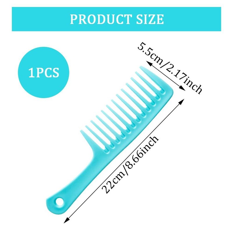 Henyall Wide Tooth Comb, Hairdressing Combs-Smooth, Sturdy, and Anti-Static,Curl Comb