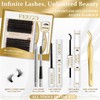 FEEGO 60D+80D Fluffy Look D Curl DIY Lashes Extension Kit
