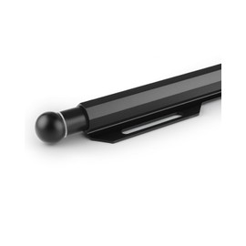 12" Valet Rod for Closet Pull Out, Adjustable extending closet rod, Standard Retractable closet rod organization rack, Valet Clothing Hanger Rods Extender for Wardrobe Laundry Bathroom (Dark Obsidian)