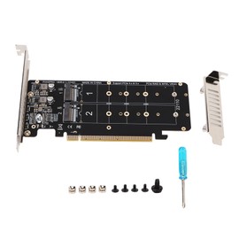 PCIE X16 to M.2 M KEY Expansion Card NVMEx4 SSD 2U Server RAID Array Expansion Card with LED Indicator