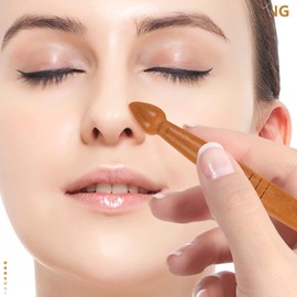 Healeved Wooden Acupressure Pen 3pcs Reflexology Massage Foot Stick Wooden Manual Pen Reflexology Pressing Point Massager Thai Health Stick for Hand Head Foot Face Body