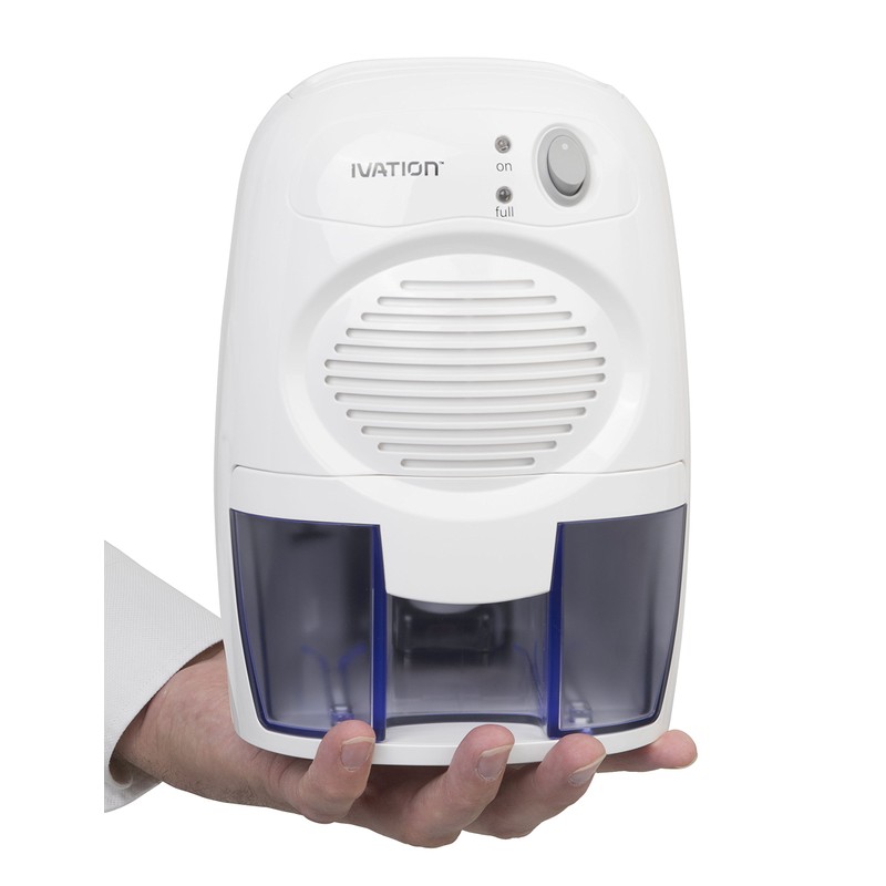 Ivation IVADM10 Powerful Small-Size Thermo-Electric Dehumidifier - for Smaller Room,