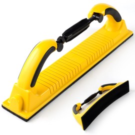 S SATC 2-3/4" x 15-3/4" Adjustable Radius Longboard Flexible Sanding Blocks with Hook & Loop Backing and PSA Sandpaper Conversion Adapter Pad for Sanding Auto Body Woodworking