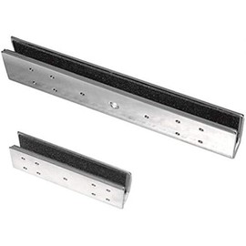 Seco-Larm SD-997UB-AQ U-Bracket Kit For Glass Doors For use with SD-997B-GBQ Fail-Safe Electric Deadbolt, Mounts the Deadbolt and Strike Plate On Glass Doors