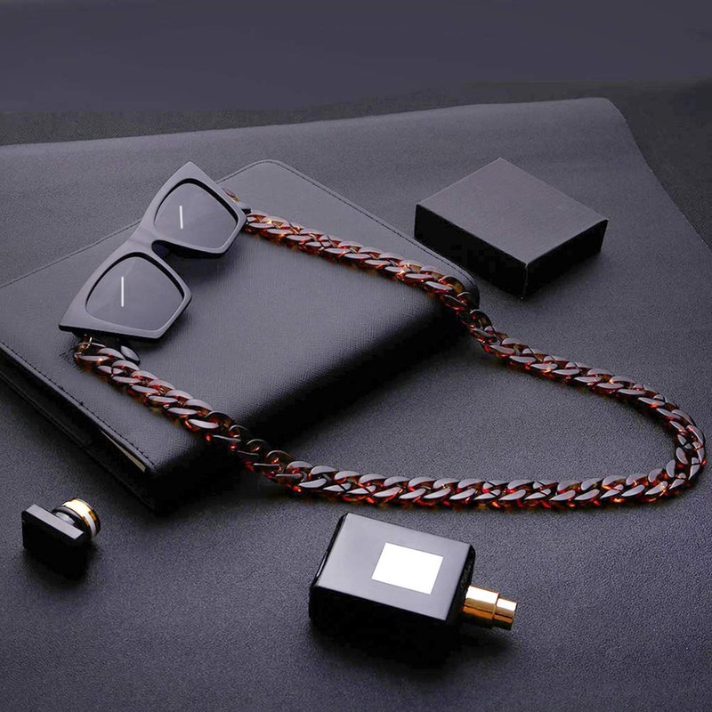 VALICLUD Eyeglass Chain Non-slip Tortoise-shell Glasses Cords Sunglass Holder Strap