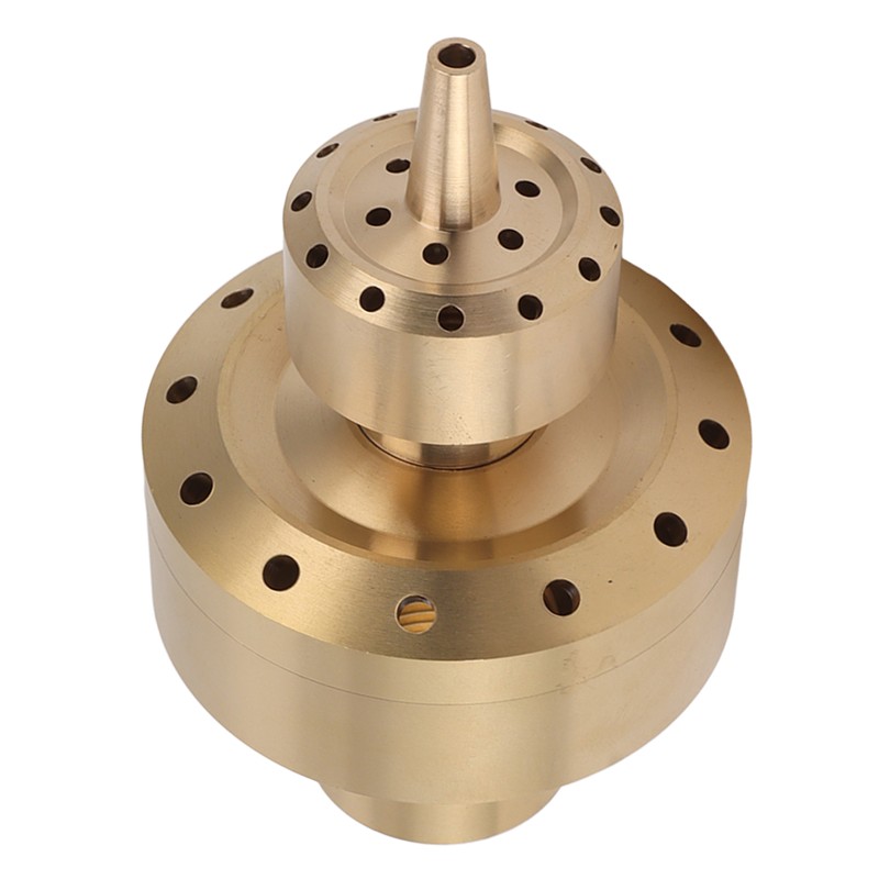 Copper Double Column Fountain Nozzle Music Fountain Landscape Scenery Nozzle