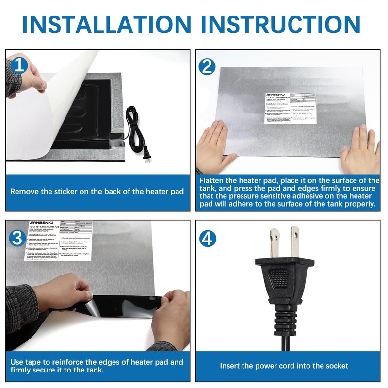 RV Holding Tank Heater Pad,3PK 12"x18" 120V RV Tank Heater