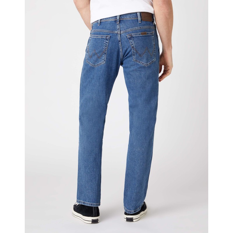 Wrangler Wrangler Herren Durables Regular Fit Jeans, Stonewash, 34W /