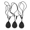 3pcs Baby Teethers Necklace Silicone Refrigerable Heat Resistant Soothing Gum