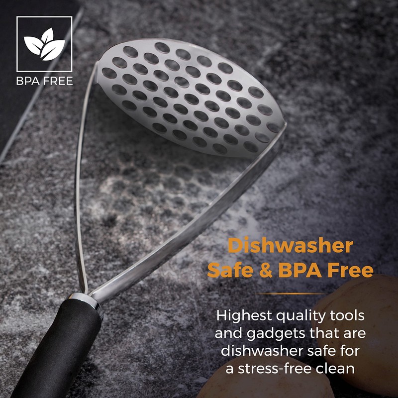 Tower T832191 Precision Plus Masher with Softtex Handle and Hanging