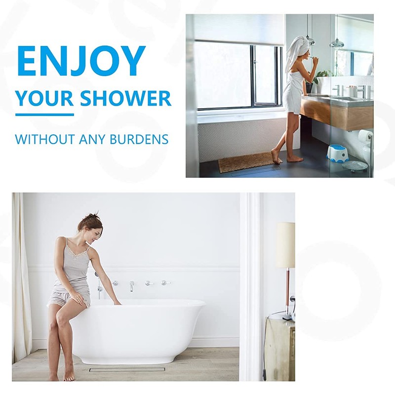 ZEKOO Tile in Linear Shower Drain 36 Inch,2 in 1