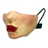 Ghoulish Productions Cubrebocas Red Lips Color Beige