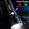 Linterna LED ultra brillante, 30000-100000 lúmenes de alta potencia, impermeable,