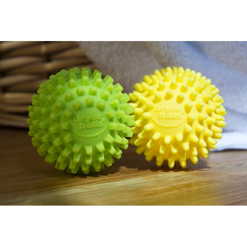 Mrs Green's Laundry Dryer Balls, Green/Yellow