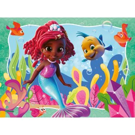 Ravensburger Puzzle: Ariel Junior, Puzzles for Children from 3 Years, 4 Puzzles of 12, 16, 20, 24 Pieces, Gifts for Children 3 Years, 70 x 50 cm