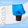 10pcs 0# Black Tapered Shaped Solid Rubber Stopper for Lab